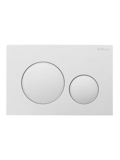 Кнопка смыва BelBagno BB-17C-BL, белый глянец